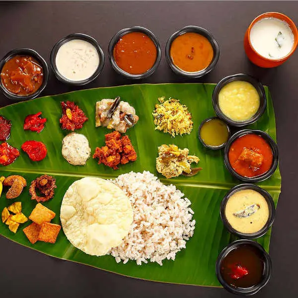 Traditional  Kerala Sadya with 3 Payasam