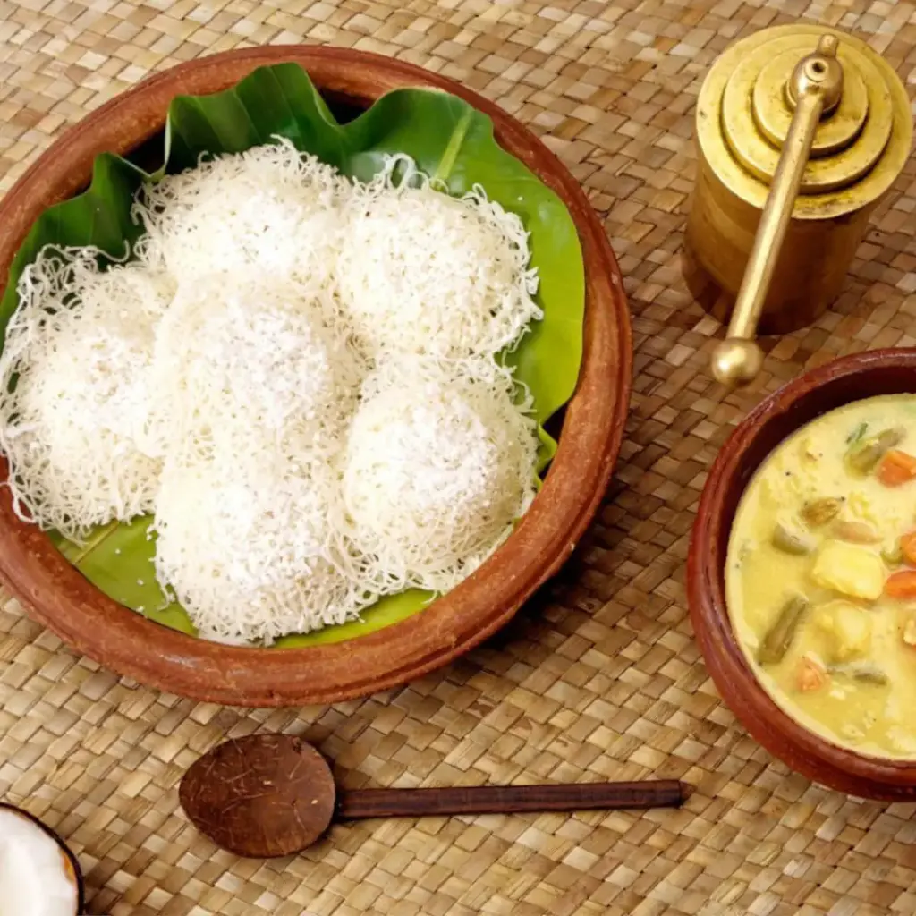 Idiyappam + Vegetable Stew Combo