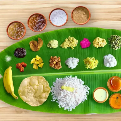 Traditional  Kerala Sadya with 1 Payasam