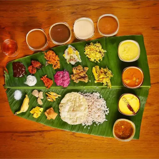 Traditional  Kerala Sadya with 2 Payasam 