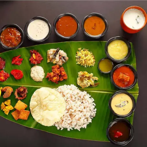 Traditional  Kerala Sadya with 3 Payasam