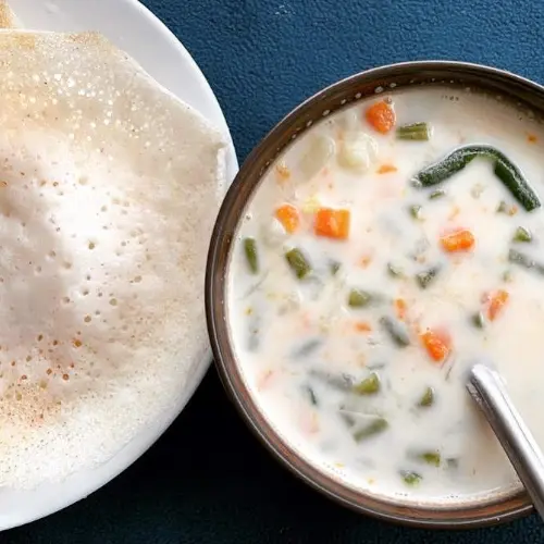 Appam + Egg Curry Combo 